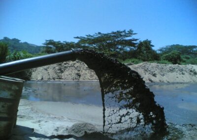 T&T Marine - Gallery of Works - Pumping Sand